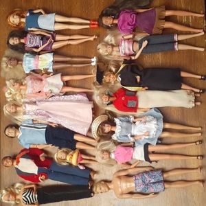Barbie Dolls and Clothing Lot